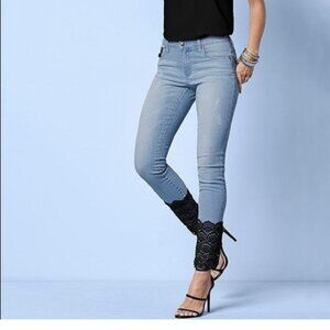 Venus jeans with crochet, new